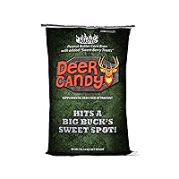Deer Candy, Strong Aroma Supplemental Deer Feed Attractant with Peanut Butter Corn Bran and Sweet Berry Treats for Hunting