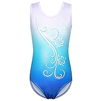 BAOHULU Gymnastics Leotards for Girls Sparkly One Piece Kids Athletic Clothes Dance Outfit