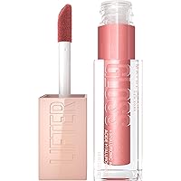 Lifter Gloss, Hydrating Lip Gloss with Hyaluronic Acid, Moon, Nude Pink, 0.18 Ounce