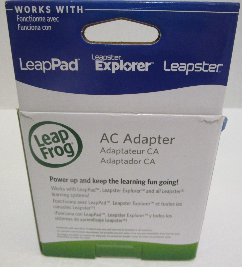 LeapFrog AC Adapter (Works with all LeapPad2 and LeapPad1 Tablets, LeapsterGS Explorer, Leapster Explorer and Leapster2)