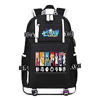 Casual Canvas Backpack Bookbag Daypack School Bag Shoulder Bag Q55