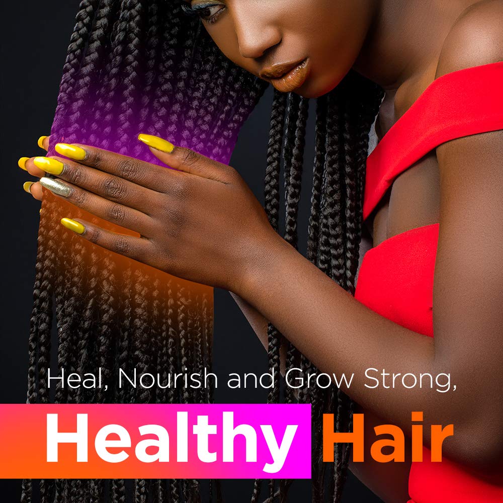 Uhuru Naturals Chebe Powder 20 grams – Dye Free Natural African Chebe Powder/Hair Mask w/Lavender For Enhanced Hair Growth & Strength – Long Moisturized Hair For Men & Women