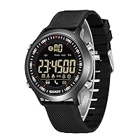 Sport Watch, IP68 Waterproof Sport Watch for Men, Digital Watch for Men android iOS Phone, Exercise Step Bluetooth Connection Function with Call Function