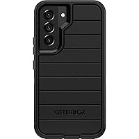 OtterBox Defender Series Case for Samsung Galaxy S22 (Only) - Case Only - Microbial Defense Protection - Non-Retail Packaging - Fort Blue (Black)
