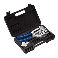 Neiko 02612A Hand Held Power Punch and Sheet Metal Hole Punch Kit, Cr-V 3/32