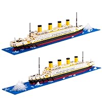 Building Block Set - Micro Mini Blocks Titanic Model, 1872 PCS Building Bricks Toy, Gift for Adults, Mini Bricks Toy, Gift