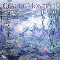 Claude Monet | 2023 12 x 24 Inch Monthly Square Wall Calendar | Foil Stamped Cover | BrownTrout | Impressionism Artist Paintings