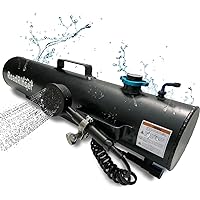 Offroading Gear 4x4 Road Rinser 14 Liter Pressurized Water Rinser Tank & Shower| Can fit on Roof Rack or Hitch Mounted| Great for Camping| Overland| Beach| Etc. | Black