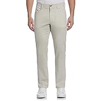 Cubavera Men's Linen-Blend 5-Pocket Stretch Pants, Solid Lightweight Fabric