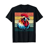 Funny Chicken Daddy Dad Men Farmer Chicken Lover Fathers Day T-Shirt