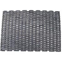 Durable Corporation-400S2436 Dura-Rug Recycled Fabric Tire-Link Outdoor Entrance Mat, 24