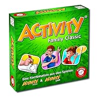 Piatnik 6050 Activity – The Classic Game as a Family Version with Junior and Original Cards, from 8 Years and Over, 3 to 16 Players, Miming, Drawing, Party Game