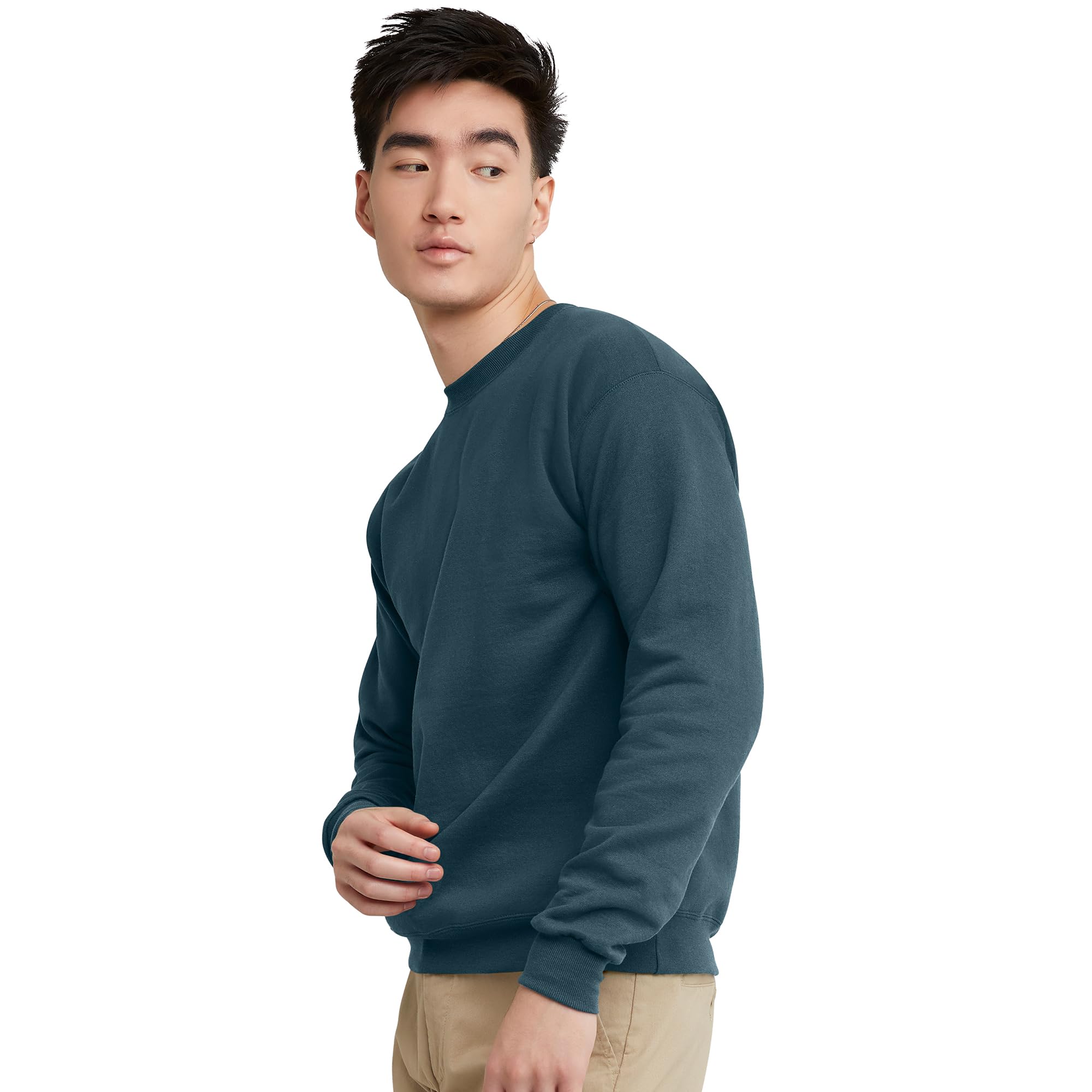 Hanes EcoSmart Fleece, Cotton-Blend Pullover, Crewneck Sweatshirt for Men (1 Or 2 Pack)