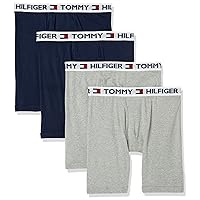 Tommy Hilfiger Men's Underwear Cotton Classics 4-Pack Boxer Brief-Amazon Exclusive