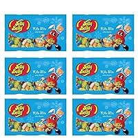 Jelly Beans Kids Mix Assorted Flavored Individually Wrapped, Gourmet Sweet Treat Candies for Easter Gifts Baskets and Birthday Party Favors, 1 Ounce Each, Pack of 6