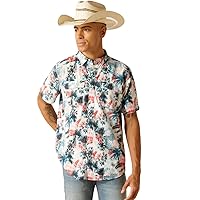 Ariat Men's VentTEK Outbound Fitted Shirt, White, Large
