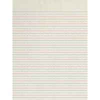 School Smart Zaner-Bloser Paper, 1/2 Inch Ruled, 8 x 10-1/2 Inches, 500 Sheets White