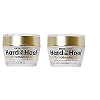 Onyx Professional 2 Pack Hard As Hoof Nail Strengthening Cream with Coconut Scent Nail Strengthener and Nail Growth Cream, 1 Ounce (Pack of 2)
