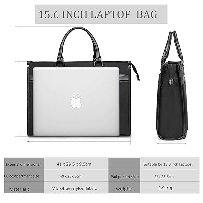Lokass Mens Messenger Bag Business Briefcase Water-resistant Handbag for Men