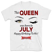 This Queen was Born in July Birthday Shirts for Women T-Shirt, Birthday Gift, July Birthday Shirt, July Queen, July Girl