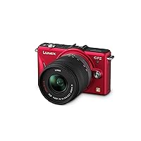 Panasonic Lumix DMC-GF2 12 MP Micro Four-Thirds Mirrorless Digital Camera with 3.0-Inch Touch-Screen LCD and 14-42mm Lens (Red)