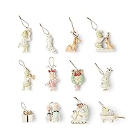 Lenox 895921 How The Grinch Stole Christmas 12-Piece Ornaments, Multicolor, 0.6