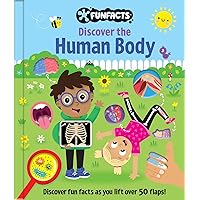 Discover the Human Body: Lift-the-Flap Book: Board Book with Over 50 Flaps to Lift! (FunFacts)