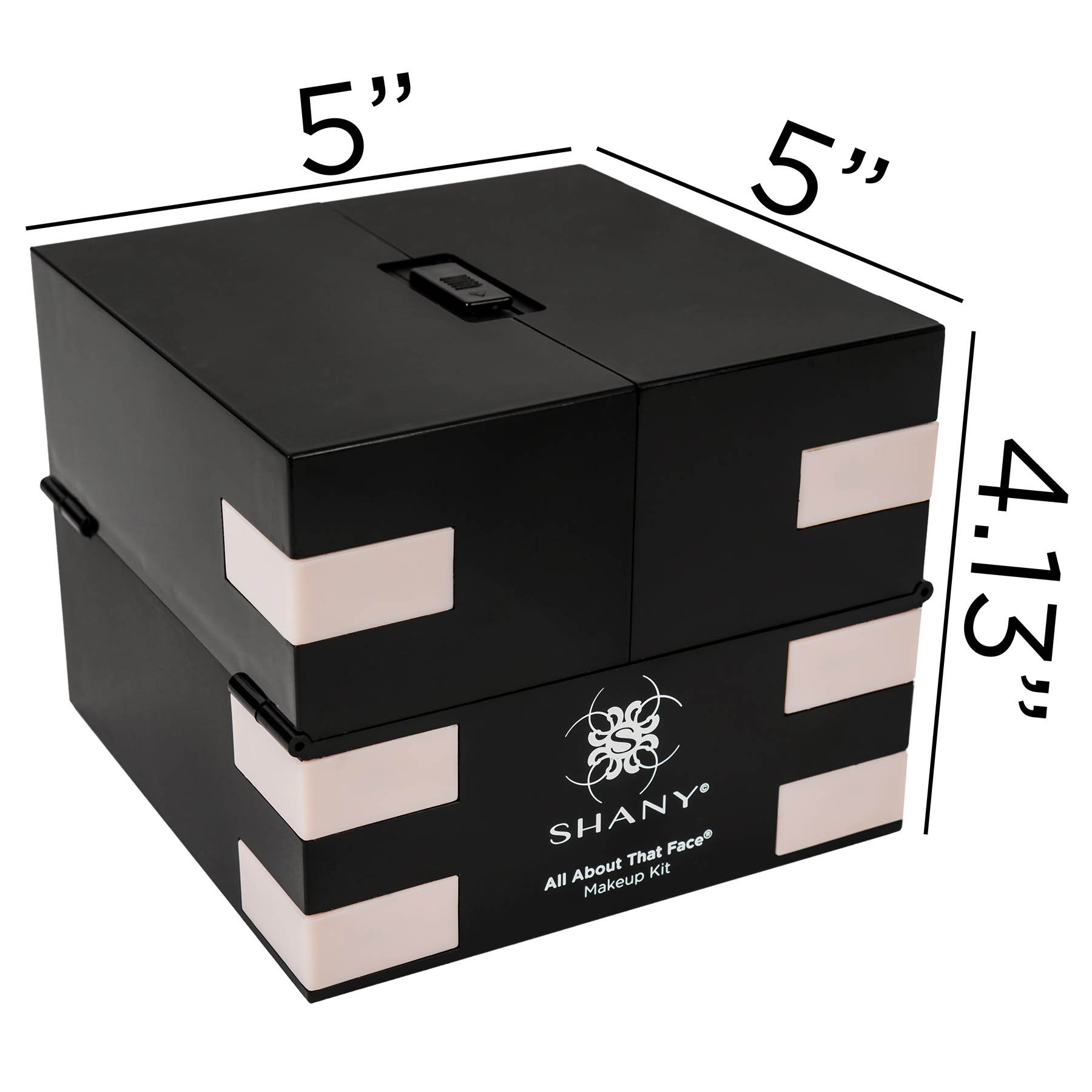 SHANY 'All About That Face' Makeup Kit - All in one Beginner Makeup Set - Eye Shadows, Lip Colors, Face Makeup, Cosmetics applicators & More.