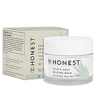 Honest Beauty Calm + Heal Melting Balm for Dry + Sensitive Skin | Allantoin + Calming Phyto-Blend | Vegan + Cruelty Free | 1.7 oz