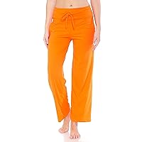Leggings Depot Women's Fashion Pajama Pants with Pockets Comfy Drawstring Sleep Lounge Bottoms