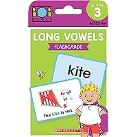 Bob Books - Long Vowels Flashcards | Phonics, Ages 4 and up, Kindergarten (Stage 3: Developing Reader)