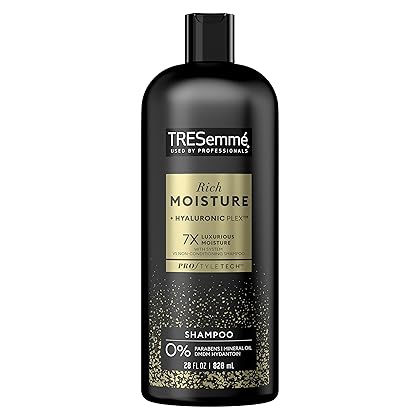 TRESemmé Rich Moisture Hydrating Shampoo for Dry Hair Formulated With Pro Style Technology 28 oz