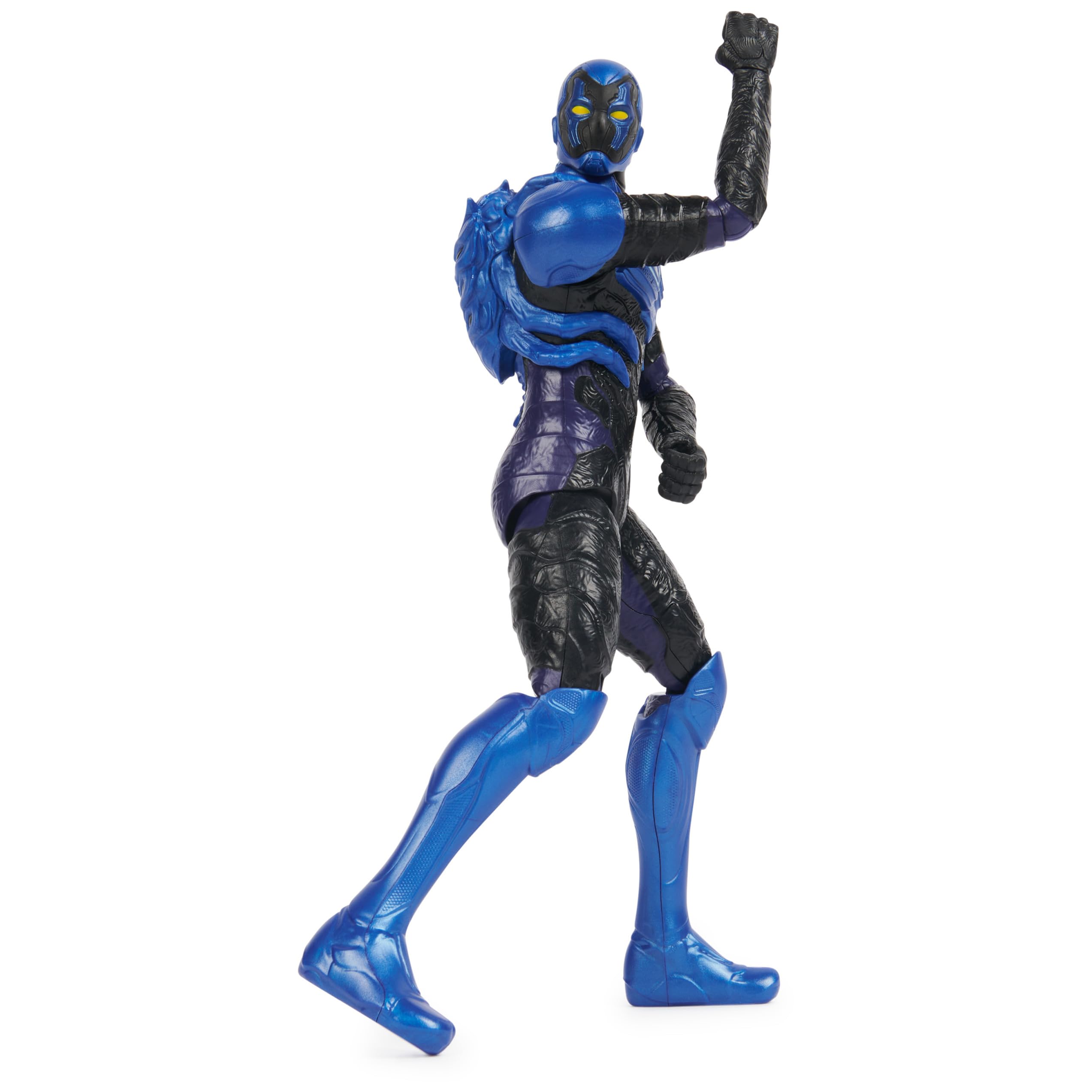 DC Comics, Hero-Mode Blue Beetle Action Figure, 12-inch, Easy to Pose, Blue Beetle Movie Collectible Superhero Kids Toys for Boys & Girls, Ages 3+