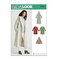 New Look Misses Coat Sewing Pattern, A (XS-S-M-L-XL), Multicolor