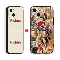 for iphone14 Phone case Photo Private Customized Silicone Frosted Anti-Drop iphone13ProMAXDIY iPhone Protective Cover 12Pro (Two Pictures)
