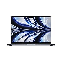 2022 MacBook Air Laptop with M2 chip: 13.6-inch Liquid Retina Display, 8GB RAM, 256GB SSD Storage, Backlit Keyboard, 1080p FaceTime HD Camera. Works with iPhone and iPad; Midnight