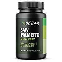 Saw Palmetto for Men Prostate Supplement | Prostate Support Supplement for Men's Health | Potent Saw Palmetto for DHT, Urinary and Prostate Health | Over 6 Month Supply Saw Palmetto Supplement
