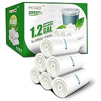 Small Clear Trash Bags FORID 1.2 Gallon Tiny Garbage Bags 330 Count Wastebasket Bin Liners for Bathroom Bedroom Office Garbage Can 5 Liters - Durable & Thick Trash Bag