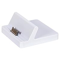 iFocus Electronics Docking Station for iPad/iPhone/iPod, 3 x 1.25 inches, White