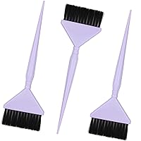 3 Extra Wide Hair Dye Brushes - Hair Color Brush Applicator Set - Hair Dye Brush Applicator - Hair Coloring Brush - Color Brushes for Hair Salon (Lavender Purple)