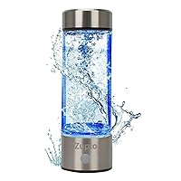 Hydrohealth Hydrogen Water Bottle Gift Set, Zuplo 2024 New Portable Rechargeable Hydrogen Water Bottle Generator with SPE Technology for Home Office Travel Daily Drinking（420ml)