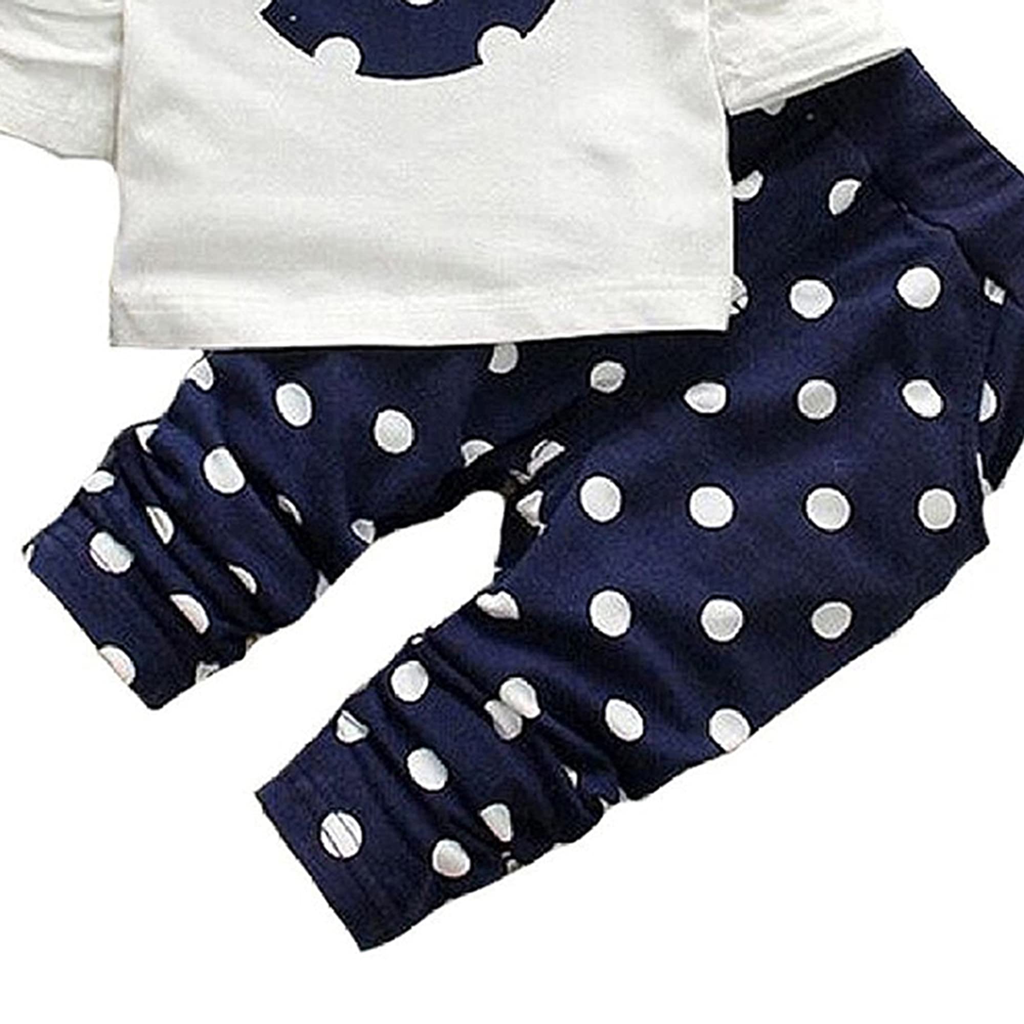 Avidqueen Cute Toddler Baby Girls Clothes Set Long Sleeve T-Shirt and Pants Kids 2pcs Outfits
