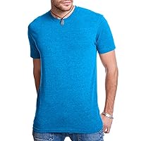 Next Level Men's Rib Collar Tri Blend Satin Label T-Shirt