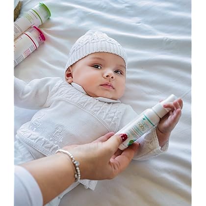 Earth Baby Aromatherapy Calming Mist+, Hypoallergenic for Sensitive Skin, Natural and Organic, For Babies Toddlers and Kids, 2.0 Fl Oz