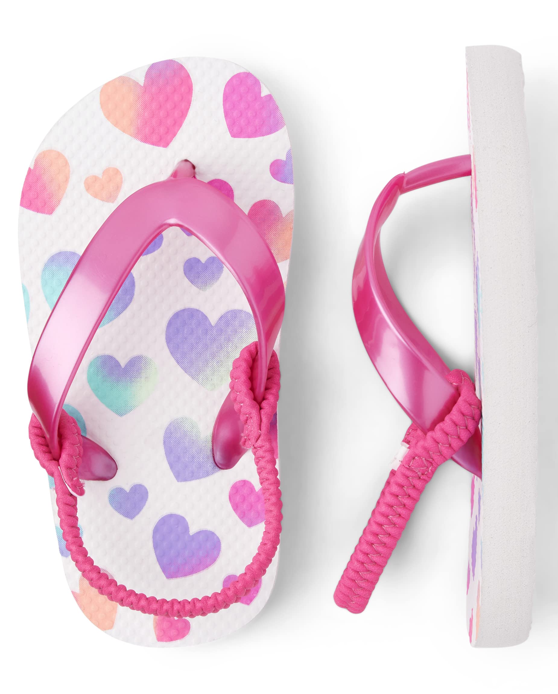 The Children's Place Unisex-Child and Toddler Girls Flip Flops with Backstrap