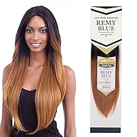 2-Pack Deal ! New Remy Yaky-Remy Blue 100% VIRGIN Human Hair Weave- Shed Free&Tangle Free (#T1B/30 18