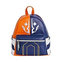 Concept One Star Wars Mini Backpack, Ahsoka Clone Wars Small Travel Bag for Men and Women, Multi, 9 Inch