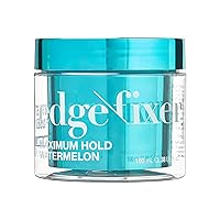 KISS Colors & Care Maximum Hold Edge Fixer, Non-Greasy Gel Formula Infused With Biotin B7, 24 Hour Hold, ‘Watermelon’ Scented, 3.38 Fl. Oz. (100 ml)