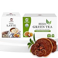 Ganoherb Reishi Mushroom Latte Coffee and Reishi Mushroom Green tea