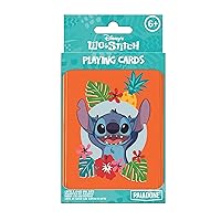 Paladone Stitch Playing Cards in Collectible Storage Tin, Standard Deck of 54 Cards, Licensed Disney Game & Lilo and Stitch Merchandise